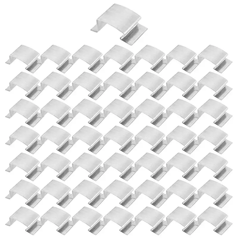 

Greenhouse Replacement Parts 25X Greenhouse Panel Fasteners G-shaped Quick Release Rust-Proof Stainless Reusable Fastener For