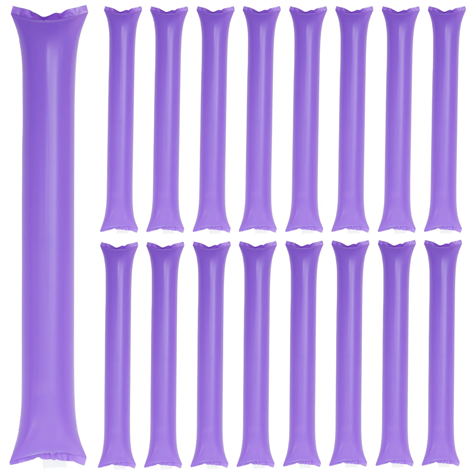 40 Pcs Inflatable Stick Ring Bell Cheer Sticks Boom Party Cheering Purple Stadium Noisemakers