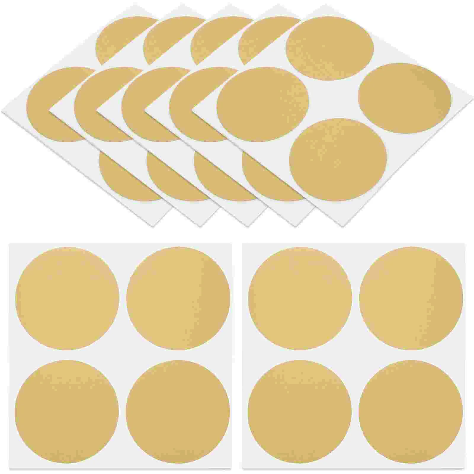 50 Pcs Peel and Stick DIY Sticker Circle Labels Tag Stickers for Gender Reveal Scratch Tickets