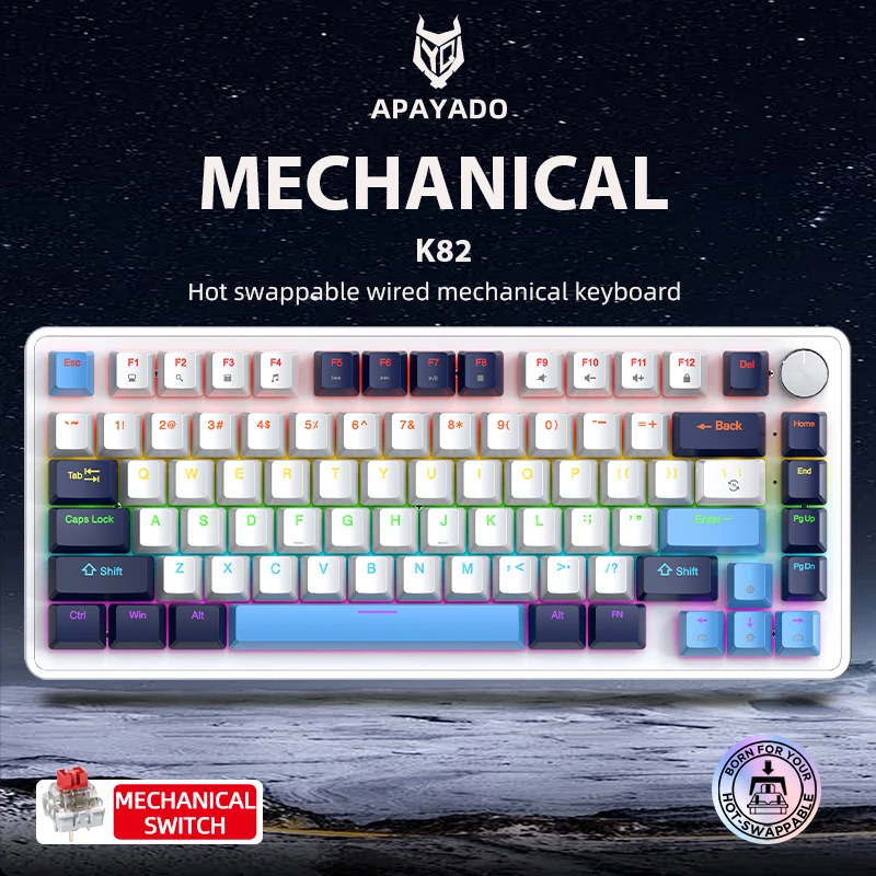Klawiatura mechaniczna przewod – Gaming Keyboard Blue Switches recenzja i cena