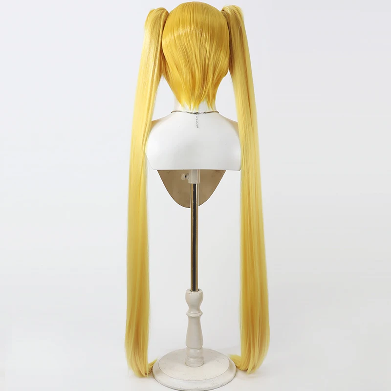 อะนิเมะพริตตี้เคียว เคียว ซันไชน์ คอสคอสเพลย์วิกผมฮาโลวีนปาร์ตี้คาร์นิวัลอุปกรณ์ประกอบฉากผมสังเคราะห์เส้นใยทนความร้อน + หมวกวิกผม