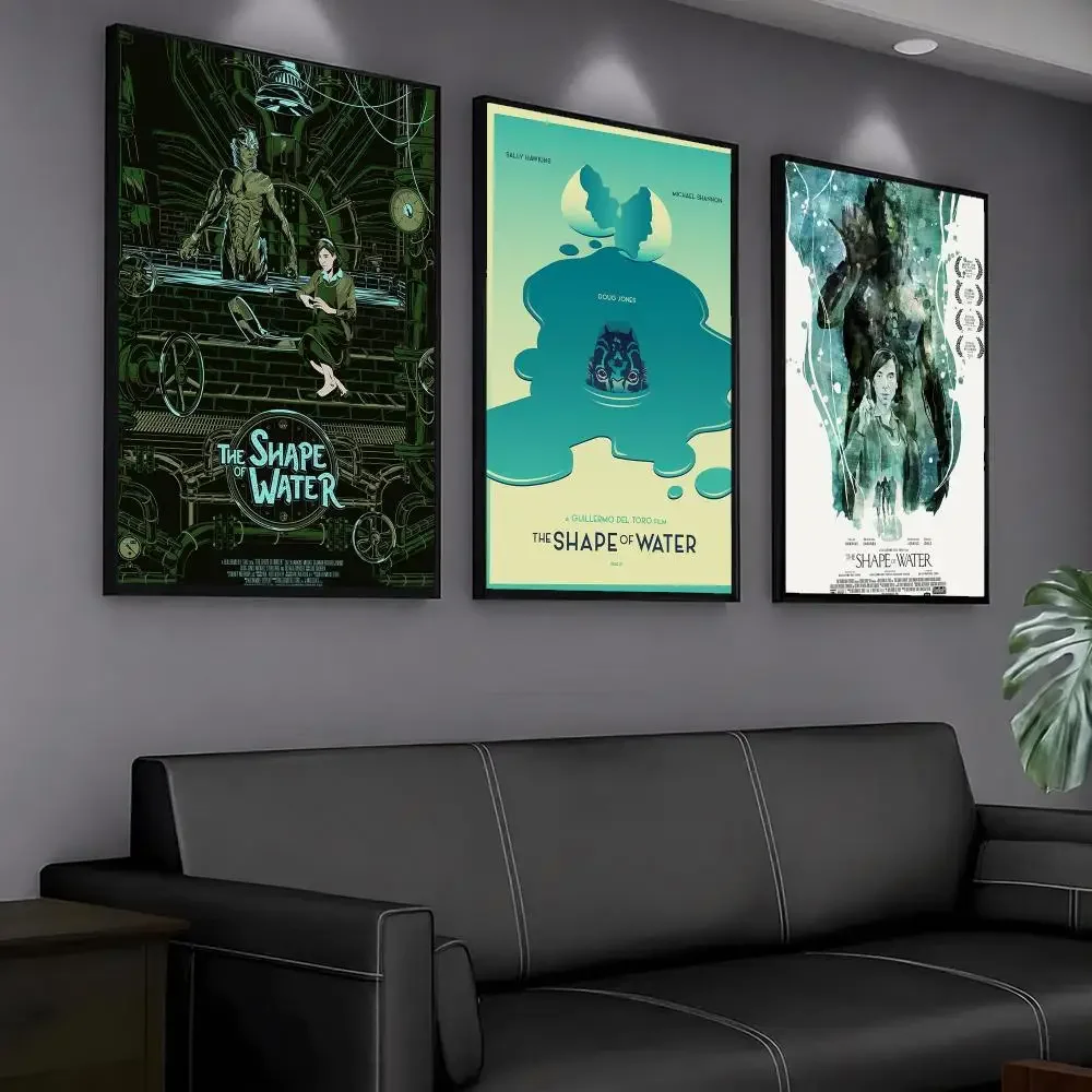 classic movie T-The Shape of Water-R Painting Calligraphy Artwork for Home Bedroom Office Wall Decoration Gift