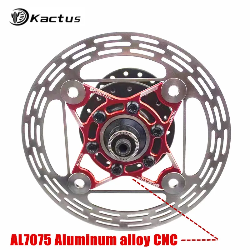 KACTUS Ultralight 85g 140/160/180/203mm Bicycle Disc Brake 6 Bolts Center Lock Rotor for Road MTB E-Bike Wearproof Float Rotor