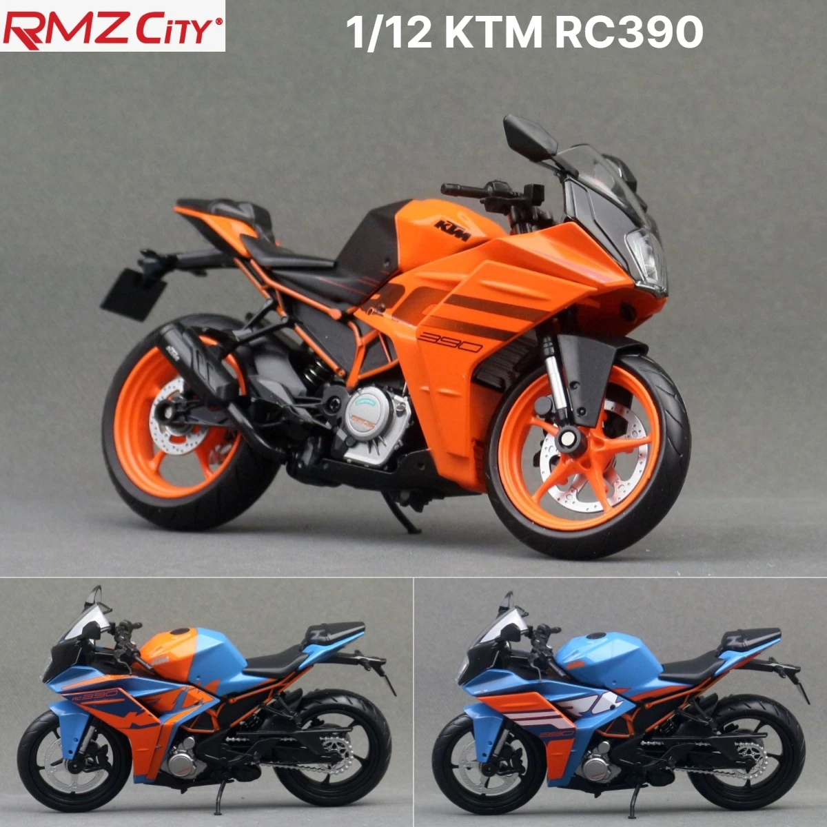 

1:12 KTM RC390 Racing Toy Motorcycle RMZ City Diecast Model 1:12 Sport Racing Miniature Collection Gift For Kid Children