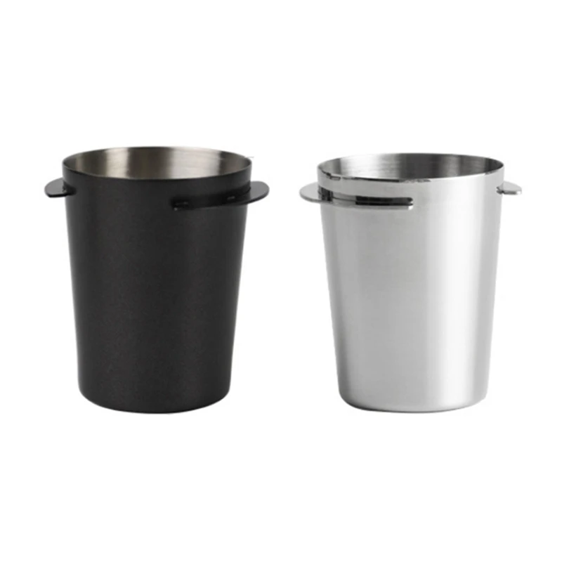 58Mm Espresso Coffee Dosing Catcher Cup Powder Feeder Machine Resistant Part Wear Distributor Coffeeware Replacement Parts Black