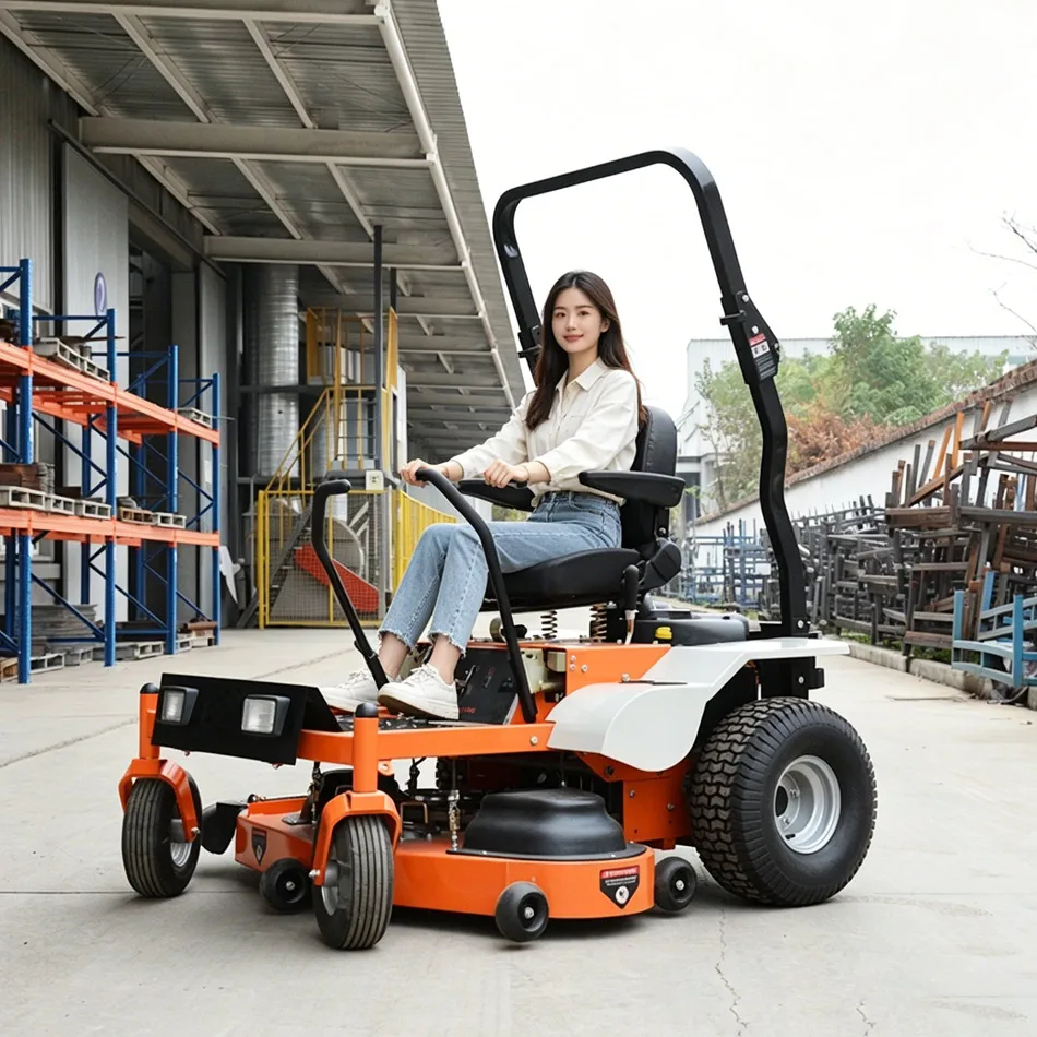 Custom-Made Factory Direct Sales Lawn Mower, Easy to Operate, 50-Inch Cutting Width, All-Terrain Lawn Mower.