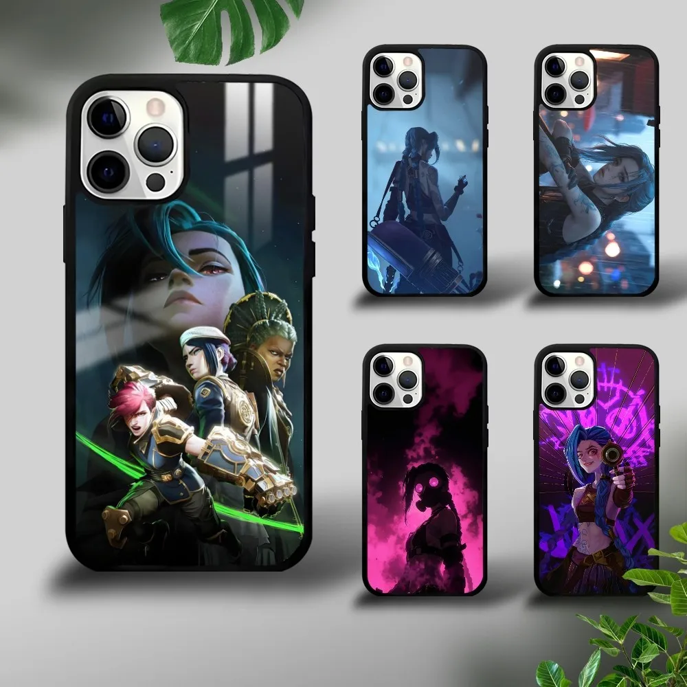 LeagueS Of Legends-JinxS Phone Case For iPhone 16 15 14 13 12 11 Pro Xs Max Mini Plus Celulares Hard Funda