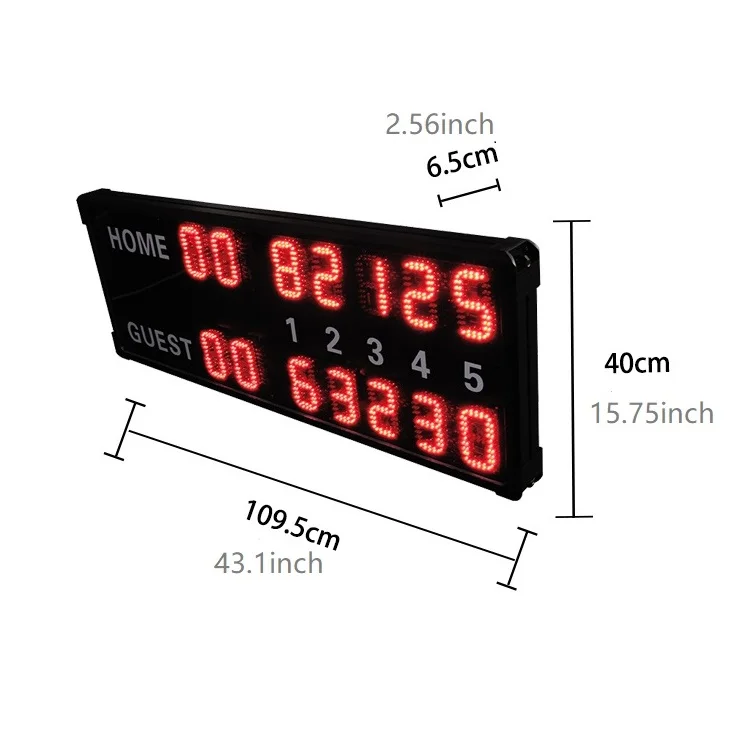 Manufacture 14 Digits 4 Inch Outdoor Waterproof Led Scoreboard For Tennis Badminton Padel Beach Volleyball Scoring Display - view 2