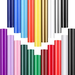 6/12 Pack 30x100/150cm Multi Color Permanent Adhesive Vinyl Rolls for cut Craft DIY Cup Glass Phone Case Decor Christmas Gift
