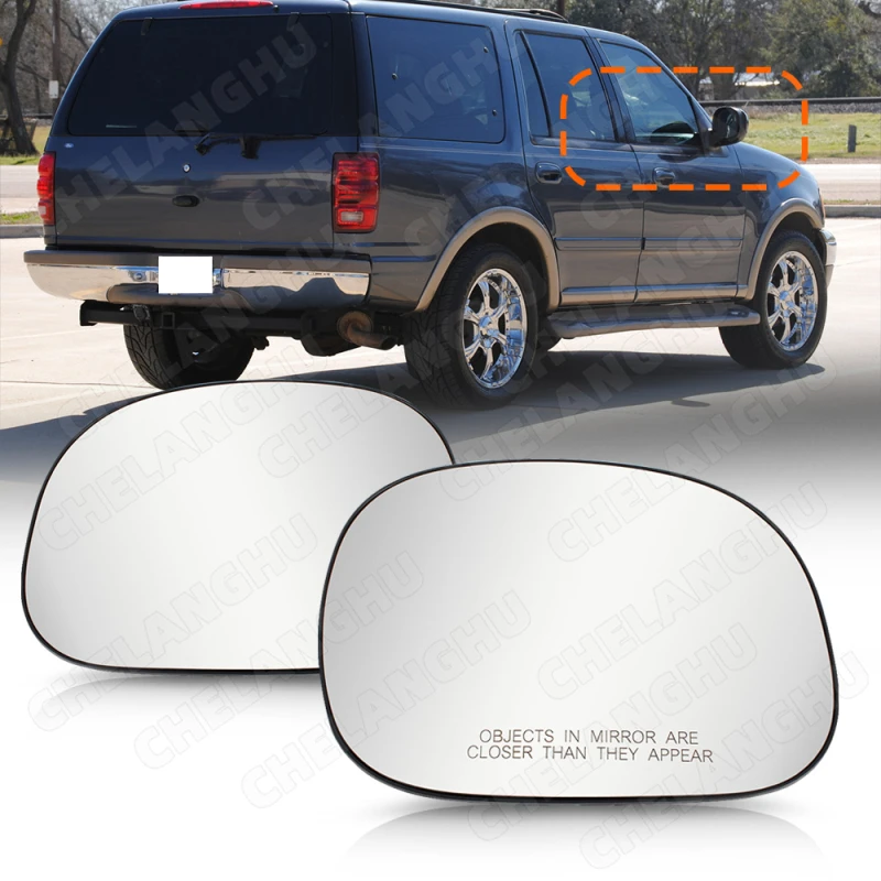 

1Pair Lens For Ford Expedition F150 F250 1997 1998 1999 Heritage F150 2004 Lincoln Navigator Super Duty 2001Rearview Mirror