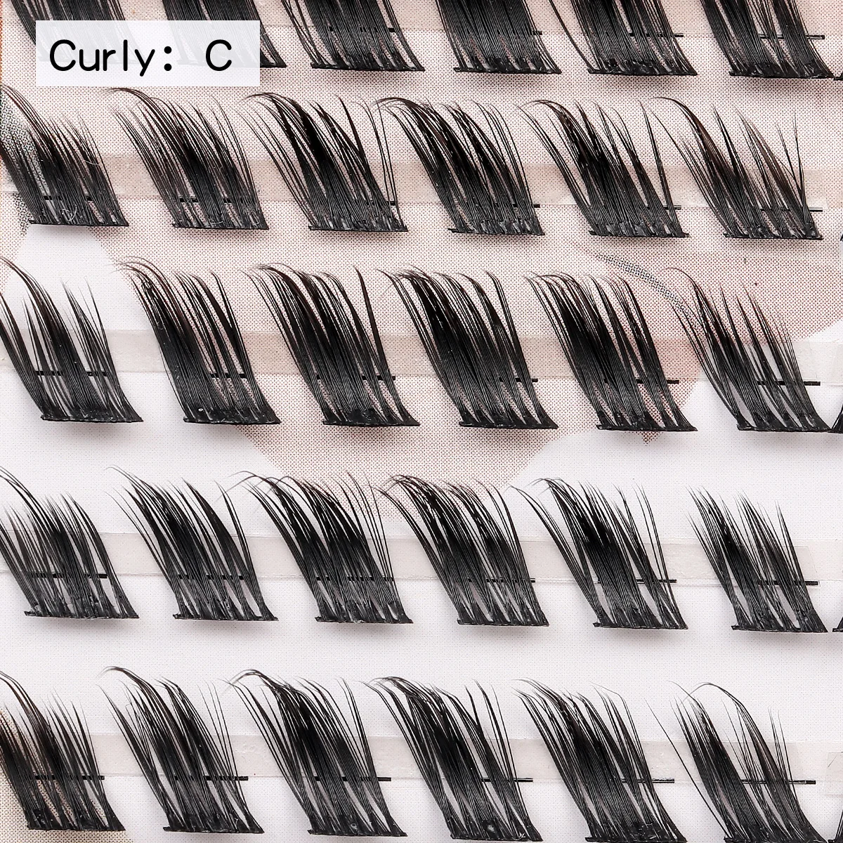 120 stücke Cat Eye Wimpern Wimpern Cluster Set natürlichen Look Fuchs falsche Wimpern wispy leichte Faux Nerz Wimpern für Puppe Augen Make-up