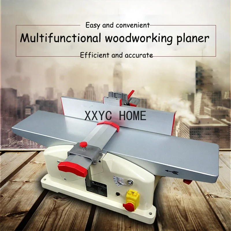 Planer 220V/1280W Home Woodworking Bench High Speed Copper Motor Wood Planing Machine -5015