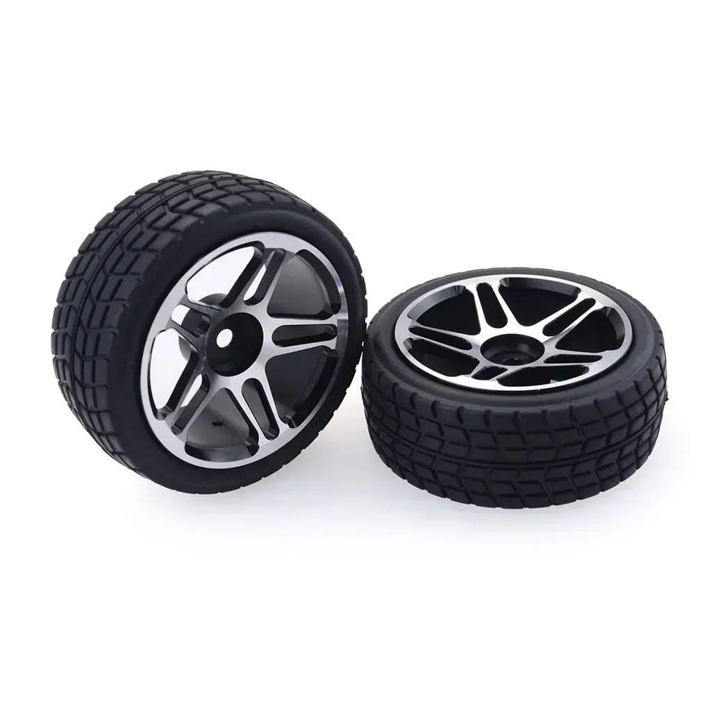 4 peças adequadas para WLToys 1:12 1:14 1:18 acessórios de carro RC 124016 124017 124018 124019 144001 A959 e outras rodas de atualização de metal