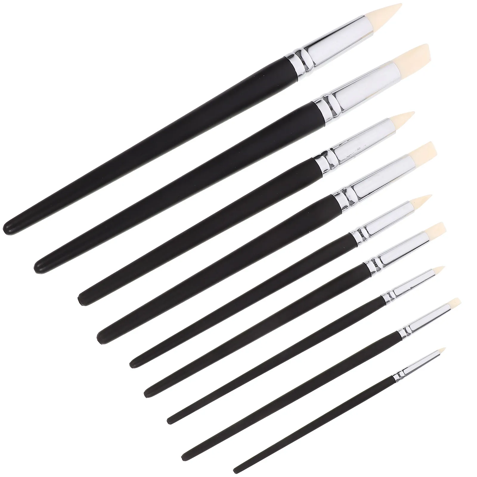 

9Pcs Clay Color Black Set for Fingerprint Removal Carving Sculpting Modeling Painting Clay Color Shaper