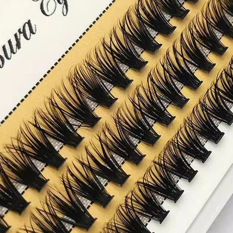 40D/20D/10D Mink Eyelashes 48/60Pcs Clusters Eyelash Extension Natural Individual False Lashes Russian Volume Lash Makeup Cilia