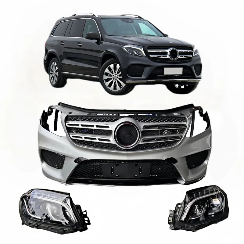 

Высокое качество, низкая цена для GLS w166 GLS400 GL500 передний бампер в сборе с решеткой радиатора, комплект кузова, бампер, автозапчасти