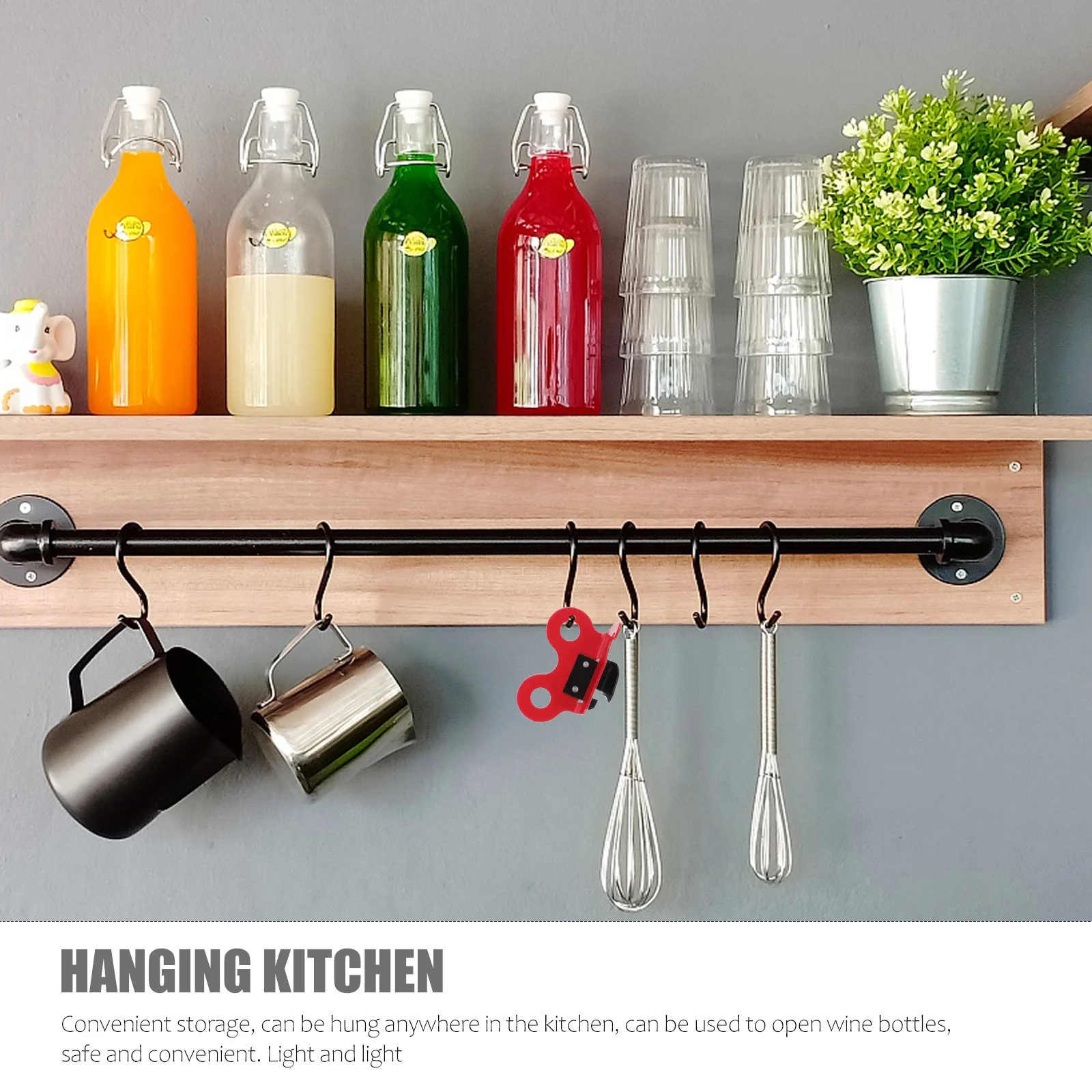 

3Pcs Can Opener Tool Multi-Use Bottle and Lid Remover Non-Slip Ergonomic Handle for Kitchen Bar Travel Compact