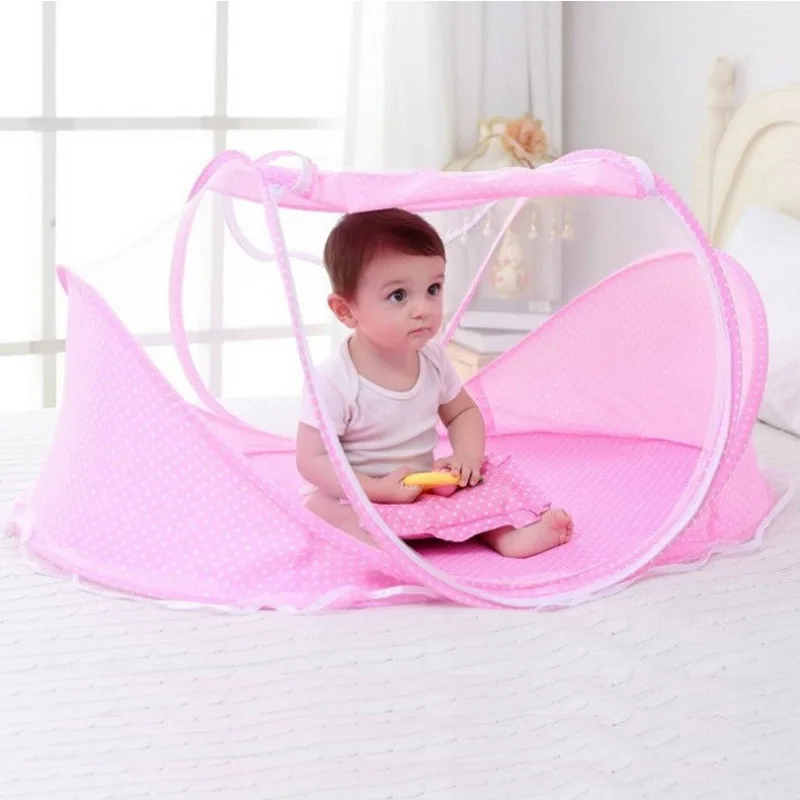 Baby Bedding Crib Netting Portable Foldable Sleeping Net Newborn Mosquito Tent Children Bed Tent Mosquito Net for Baby Crib