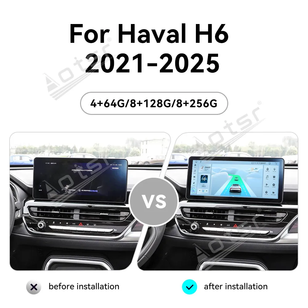 Android Screen For Haval H6 2021 2022 2023 2024 2025 Car Multimedia Automotive Carplay Auto GPS Navi Car Radio Stereo Head Unit