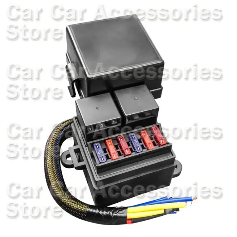 

242D High Load Capacity Pre 2 Slot Relays Block for Vehicles Trailers Boats Motorcycles Trucks with Overload