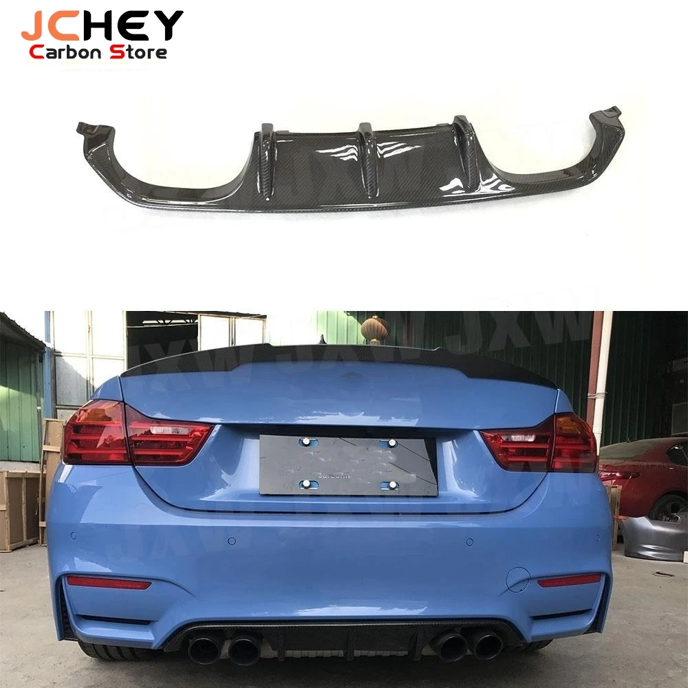 

JCHEY Dry Carbon Fiber Rear Bumper Diffuser Lip Spoile for BMW 3 Series F80 M3 4 Serises F82 F83 M4 2014-2019 Fiber Glass