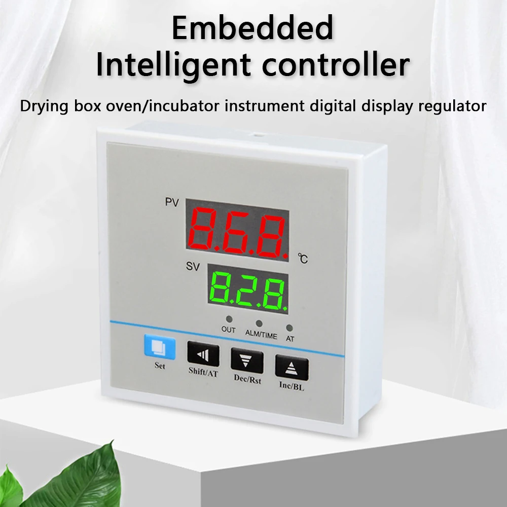 

PID Digital Temperature Controller Smart Thermoregulator K/E Type Thermostat 0-300/600/900℃ Adjustable Incubator Controller 220V