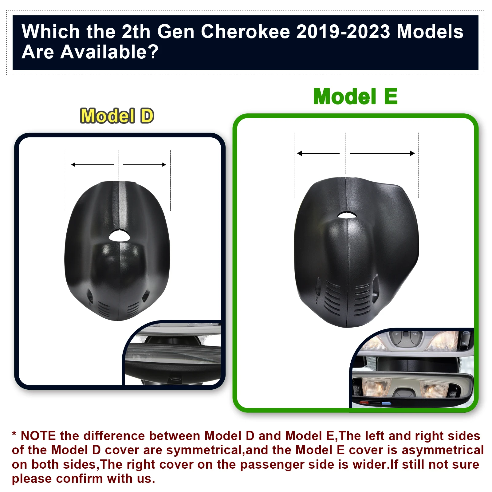 4K Dash Cam For Jeep Cherokee KL 5th Gen Car Camera Recorder 2019-2023 (Model D/E) HD Night Vision WiFi & APP GPS DashCam
