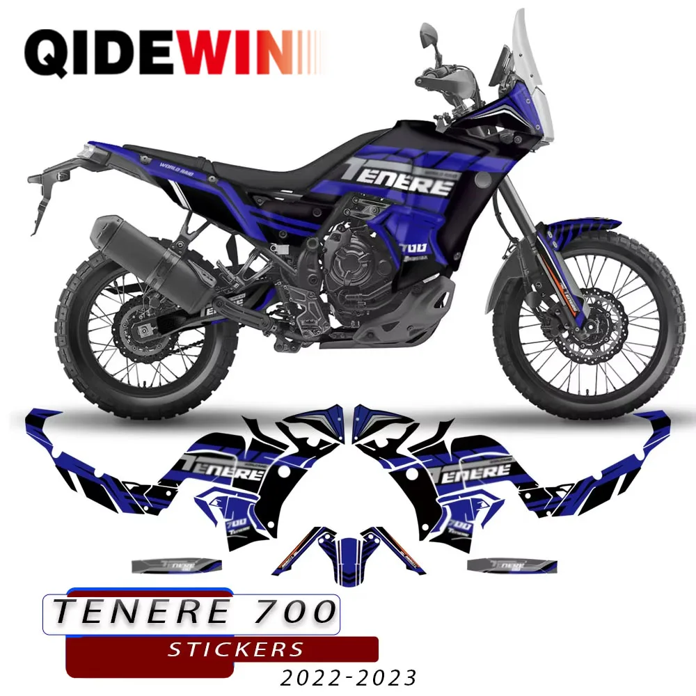 For TENERE 700 Accessories Motorcycle Sticker Decal Protective For YAMAHA TENERE 700 TENERE700 Tenere 700 World Raid 2022-2023