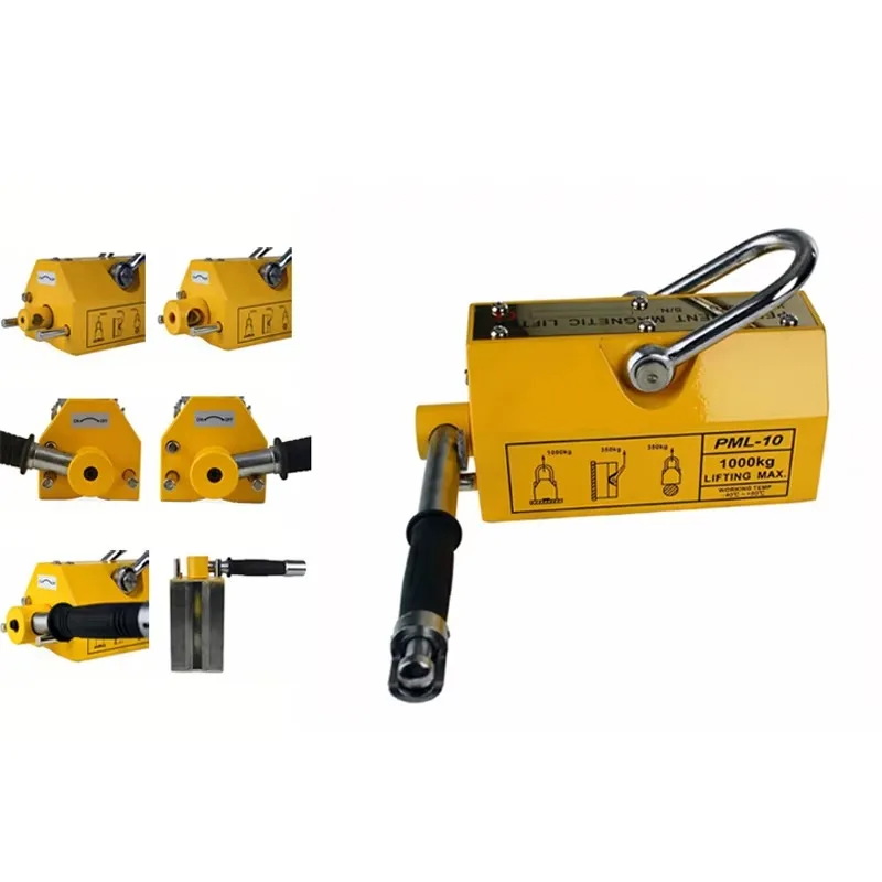 3X Industrial Steel Handheld Container Crane Powerful 500kg Permanent Magnet Neodymium Magnetic Lifting Magnet