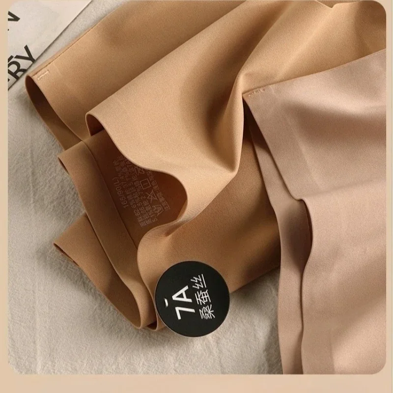 المرأة الصيف ملخصات الحرير الجليد سلس الملابس الداخلية السيدات لينة رقيقة جدا تنفس سراويل فام السروال M-XL