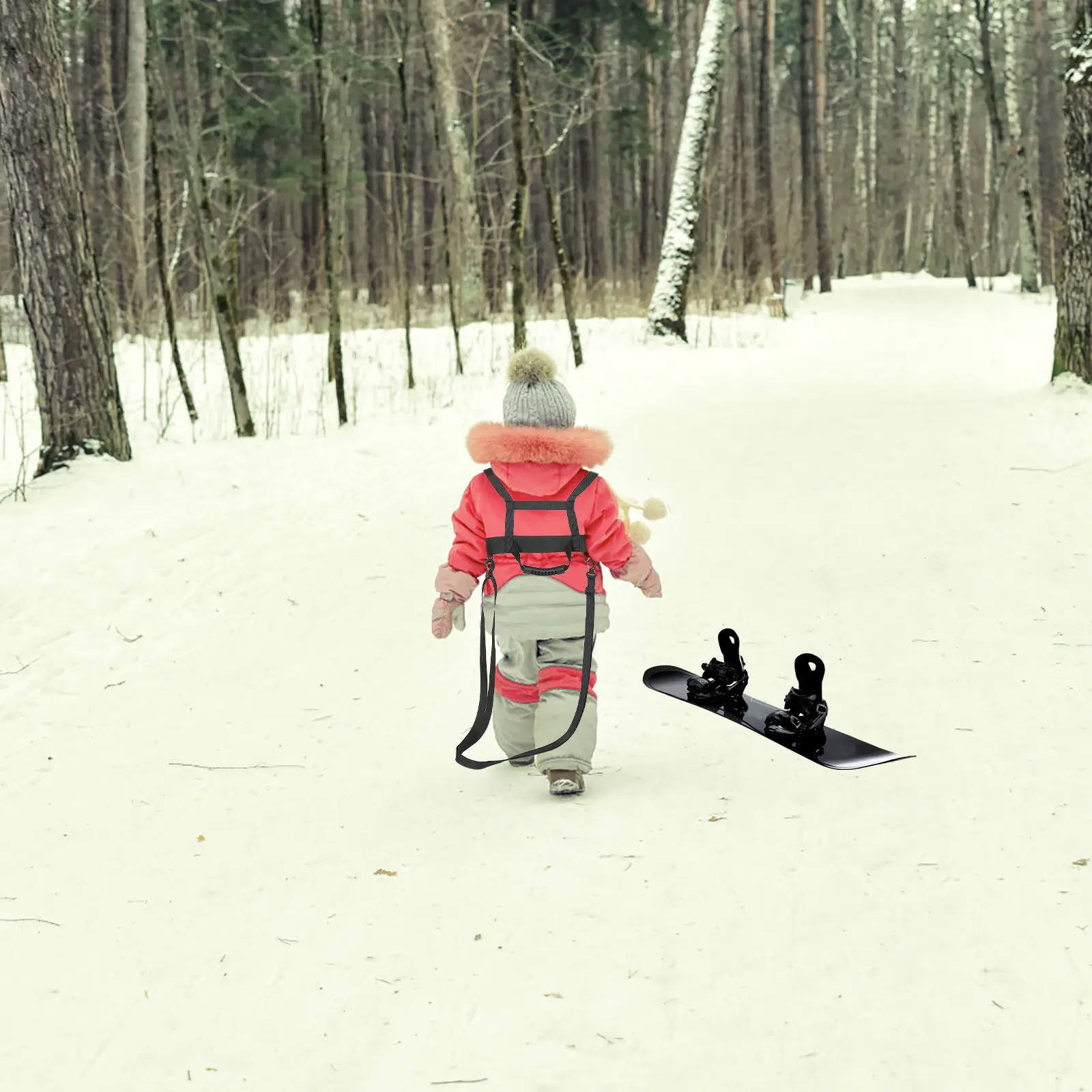 

Легкий страховочный ремень для тренировок по катанию на лыжах и сноуборде, трос-фиксатор для обучения и контроля при катании на лыжах