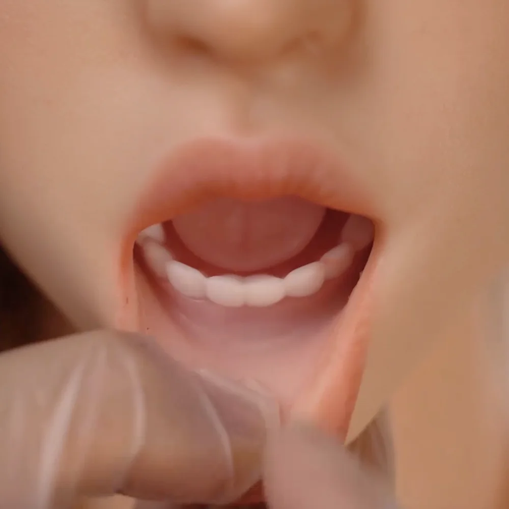 Cabeza con función oral realista 100% silicona compatible con muñecas sexuales de 130-180 cm peluca con interfaz de hilo M16