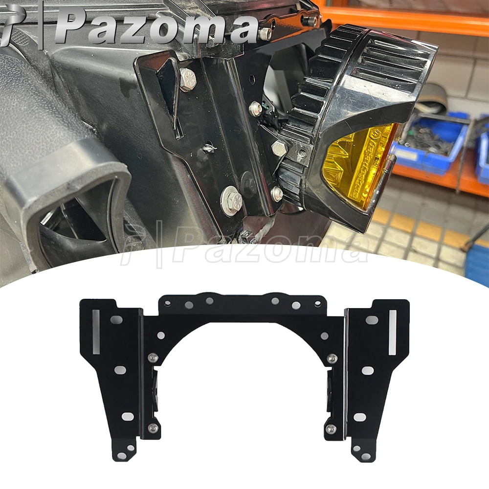 

Headlight Bracket Combo For Harley Softail Low Rider ST FXLRST EI Diablo FXRST 117 Motorbike Inner Fairing Headlamp Holder Steel