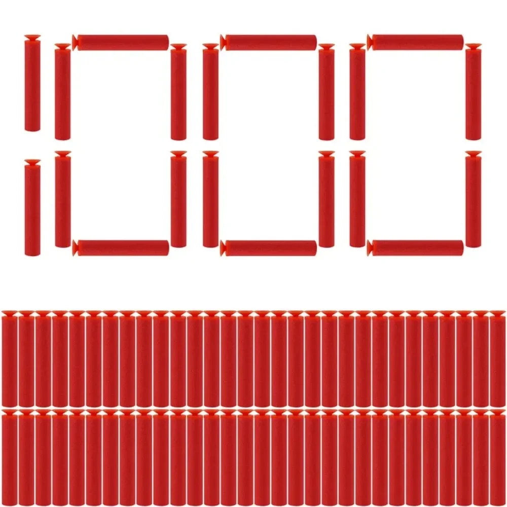 

Красные пули-присоски 7,2 см для бластеров Nerf N-strike Elite Series, поролоновые дротики EVA, аксессуары для детских игрушечных пистолетов