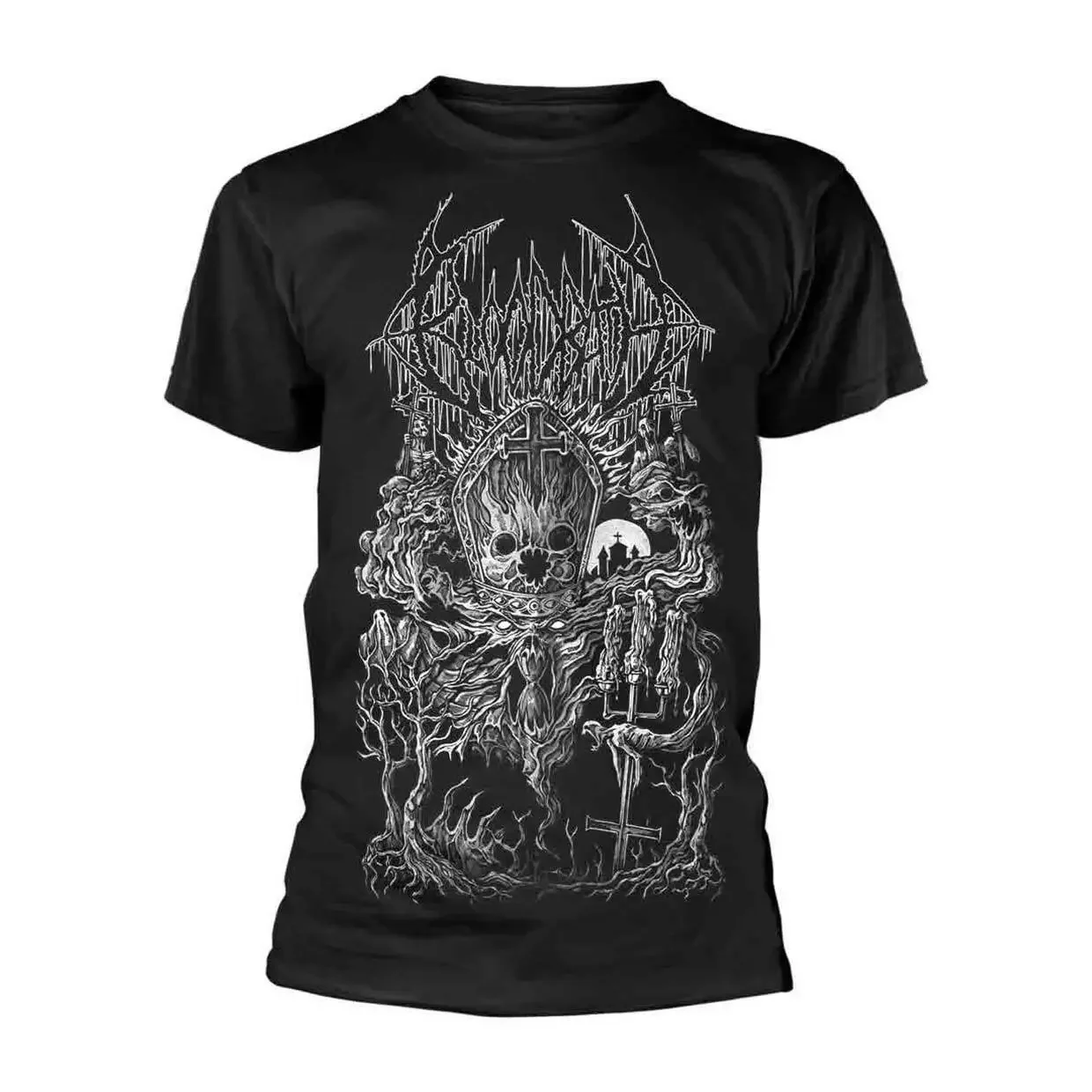 Bloodbath Men'S Morbid T Shirt Large Black