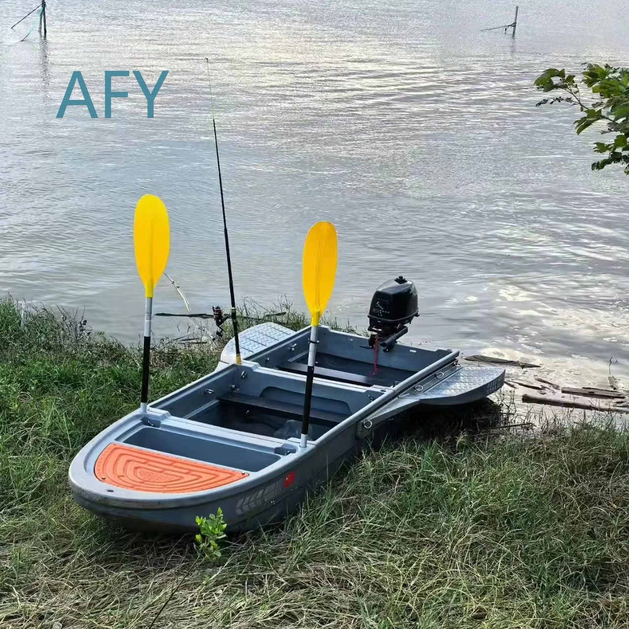 Lightweight Aluminum Folding Boat for Quick Assembly High Buoyancy Anti-Capsize UV Resistant Corrosion Resistant for Various