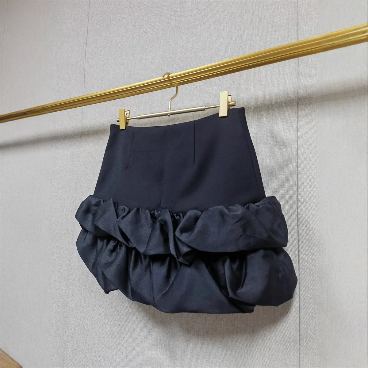 【هدية مجانية】2025 أوائل الخريف الفرنسية الأنيقة الحلو طبقة مزدوجة كشكش عالية الخصر التخسيس تنورة صغيرة للنساء #2