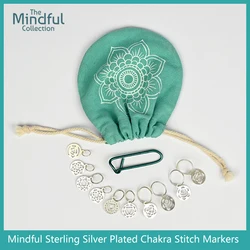 Knitters Pride Mindful Collection i pennarelli Charka placcati in argento Sterling