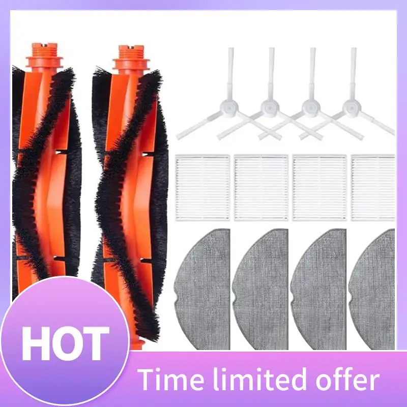 

B69C For Xiaomi S20 Robot Vacuum Cleaner Main Side Brush Hepa Filter Mop Cloth Replacement Parts