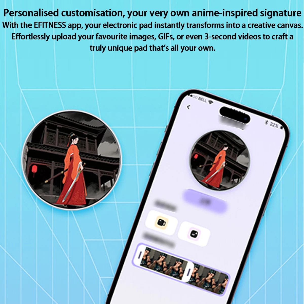 애니메이션 애호가를 위한 새해 선물 애니메이션 전자 액자 DIY 배지 컬러 스크린은 당신의 독특함을 표현합니다