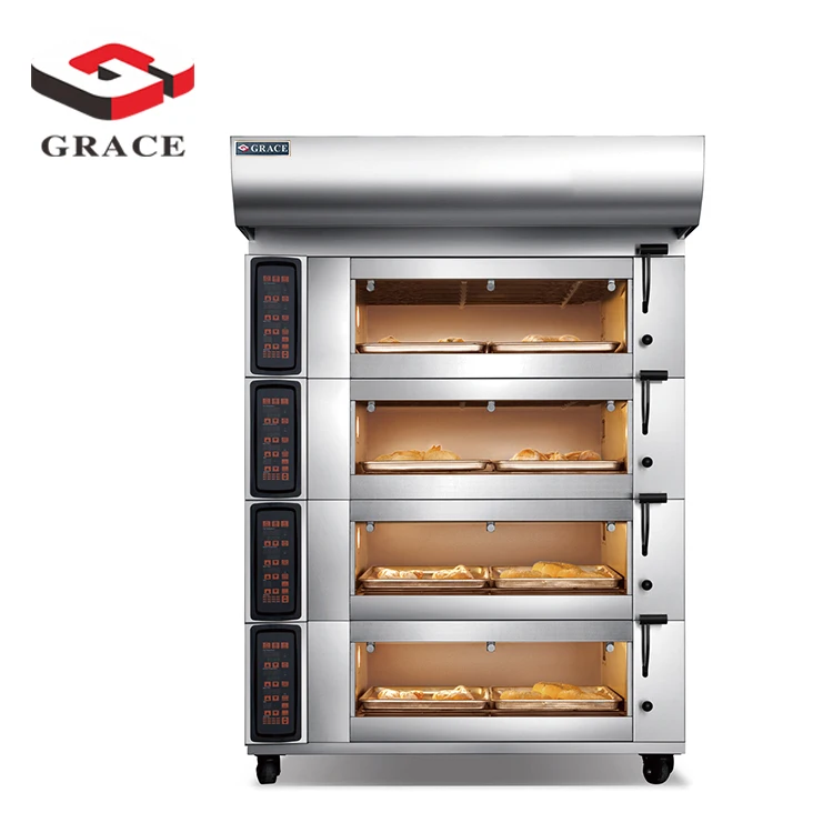 GRACE Commercial Grade Multi-Function Bakery Deck Oven New Electric Baking Machine for Pizza Bread Nuts Corn Fruit