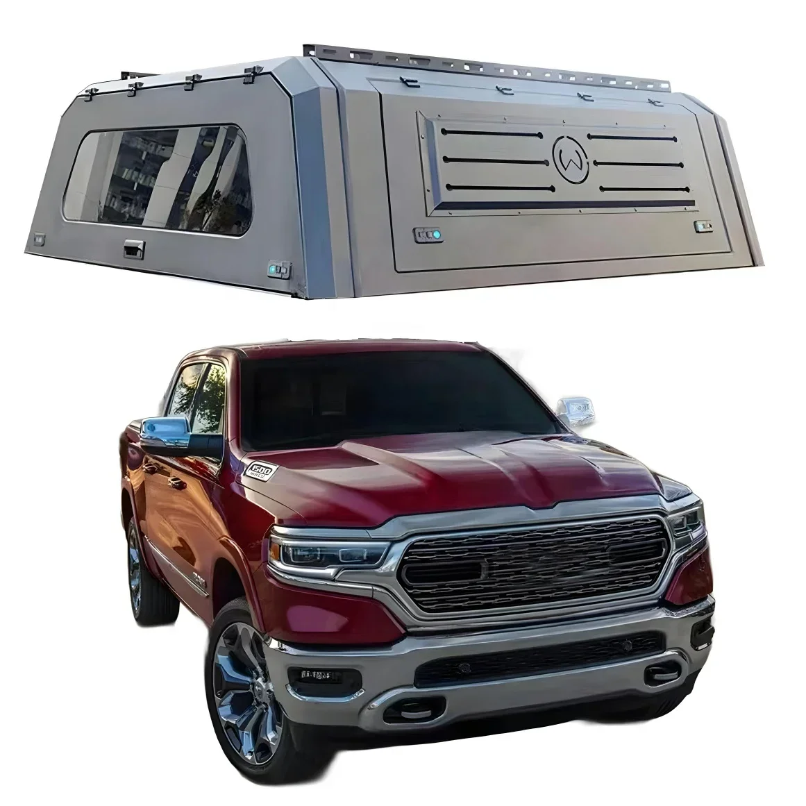 

Topper Truck Manganese Steel Hardtop Canopy Waterproof Hardtop Canopy for Ram 1500 6.4ft