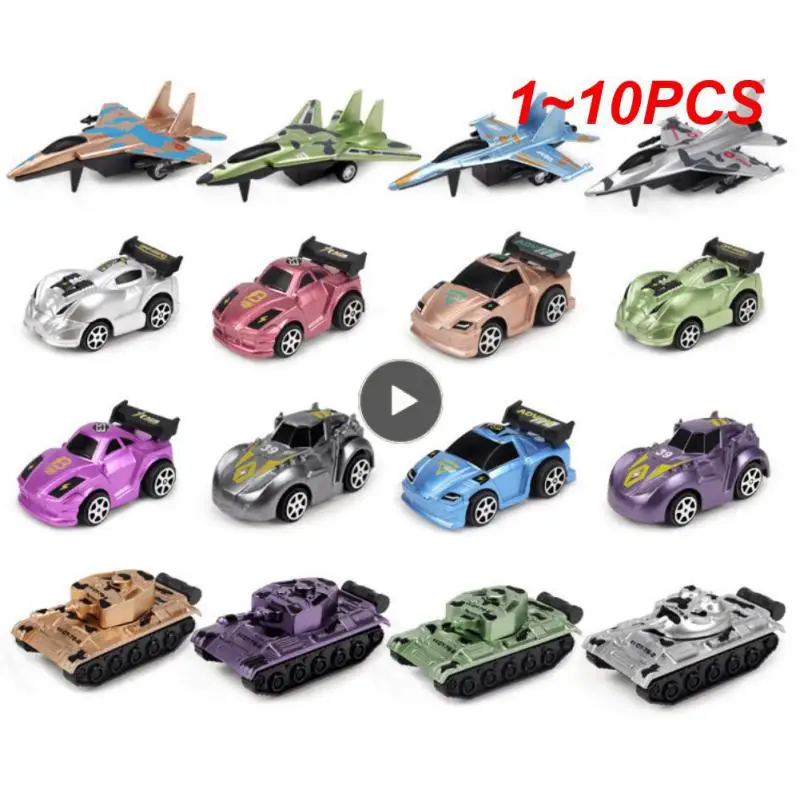 

1~10PCS 1/Mini Pull Back Cars Model Plastic Engineering Vehicle Fire Truck Kids Inertia Car Boy Toys Diecasts Toy Children Gift