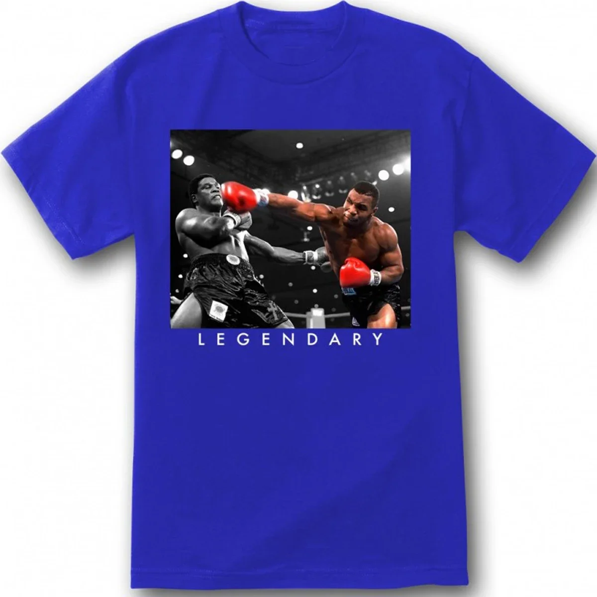 Mike streetwear camiseta vintage de moda para fanáticos del boxeo, Tyson Legendary Manga corta de algodón para hombre, cuello redondo, verano,