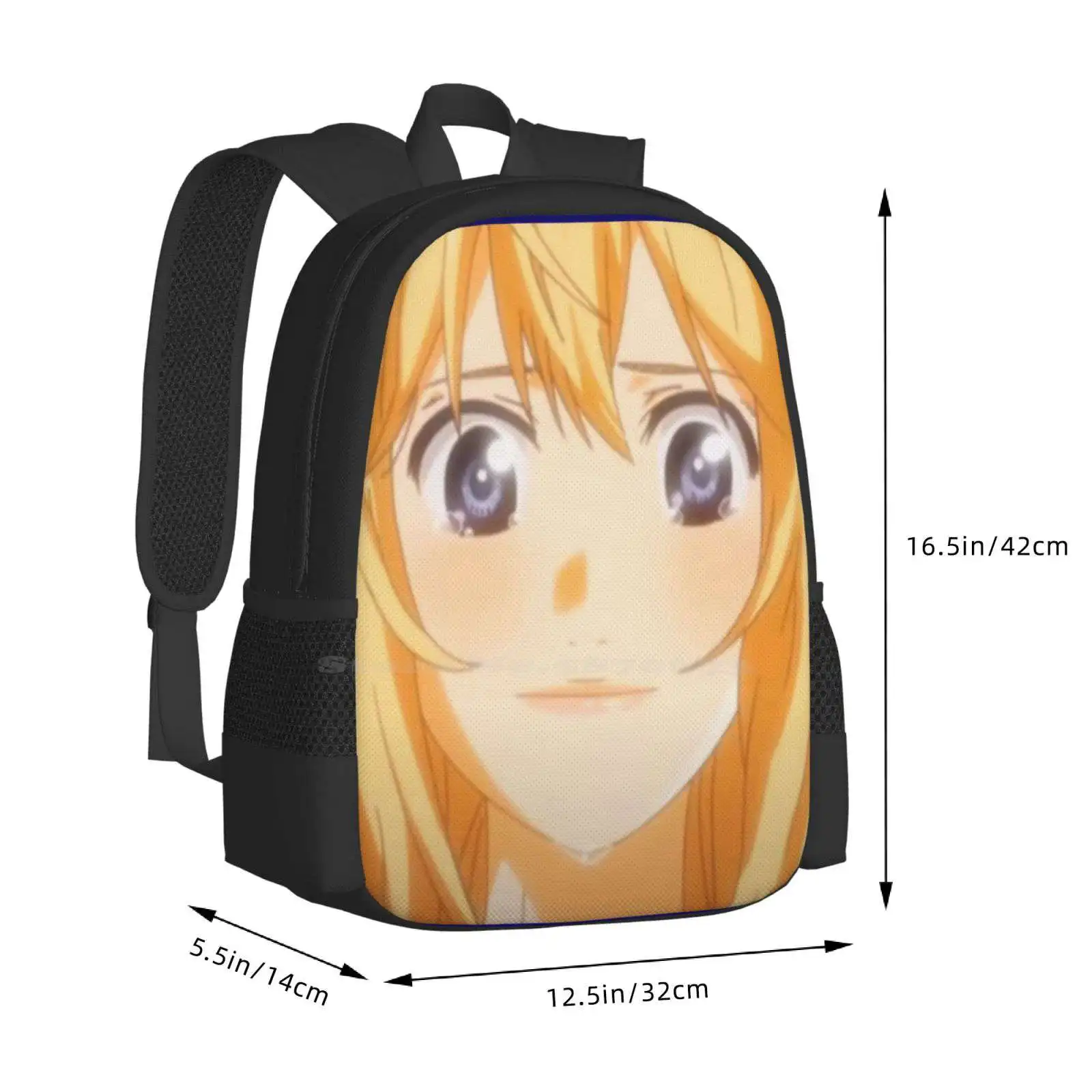 Unisex Anime Manga Student Bag, sua mentira em abril, recém-chegados