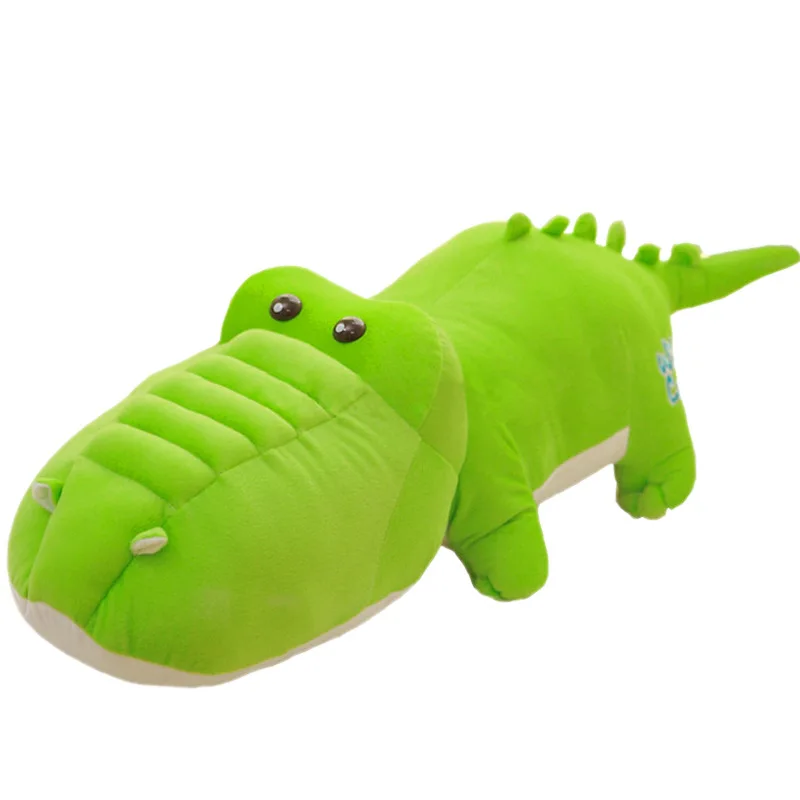 Cartoon Crocodile Plush Toy Doll with Short Plush PP Cotton Filling