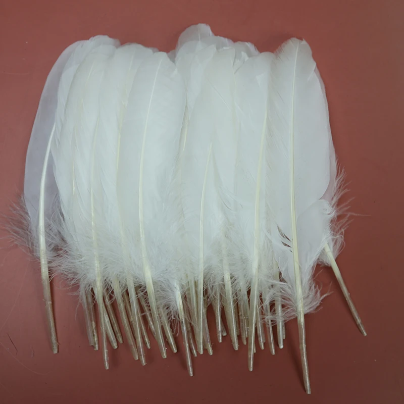 20Pcs Natural Goose Feathers Plumes 15-20cm White Feather Plume for Home Craft DIY Wedding Party Jewelry Decoration Accessories