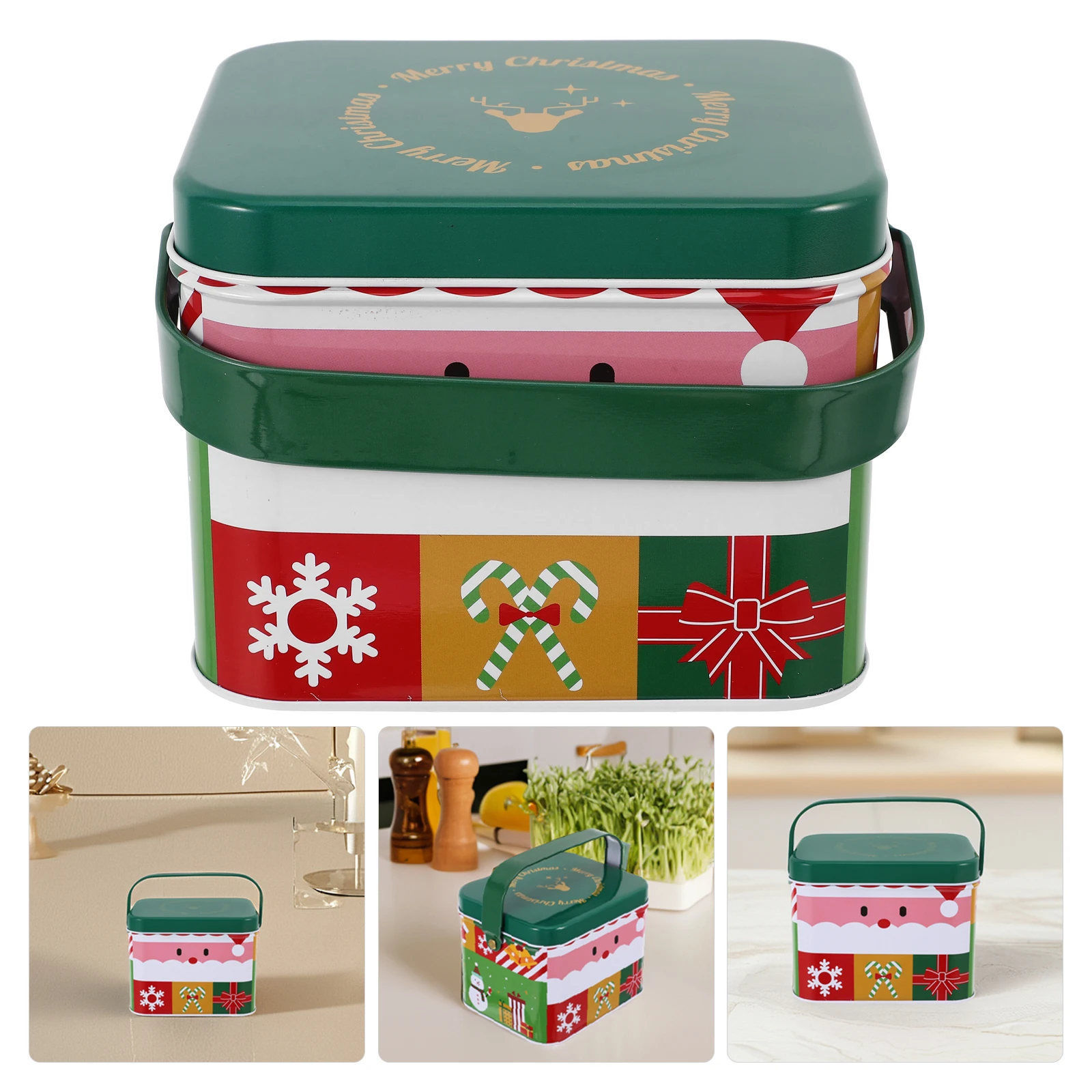 

Gift Storage Jar Candy Jars Airtight Dog Food Container Baked Good Tins Canisters with Lids Display Scoop Dish for Office