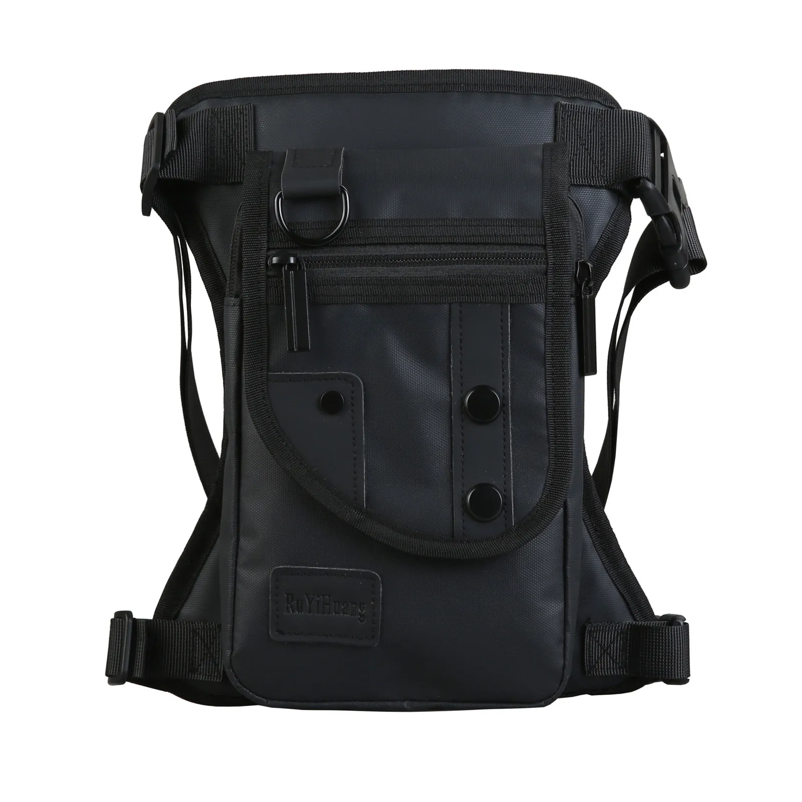 Men Nylon Drop Legs Bags Fashion Hip Waist Pack Thigh Bum Packs Multifunction Tactical Riding Male Shoulder Messenger Bag