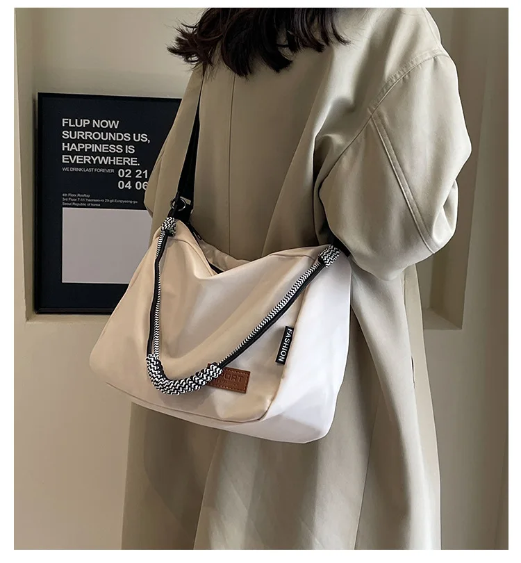 2024 Shoulder Bag Women Shopper Canvas Tote Bag Female Commuting Large Capacity Crossbody Bags Women Designer Handbags